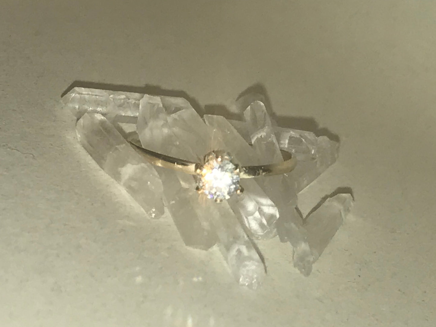 Simple CZ Gold Filled Ring