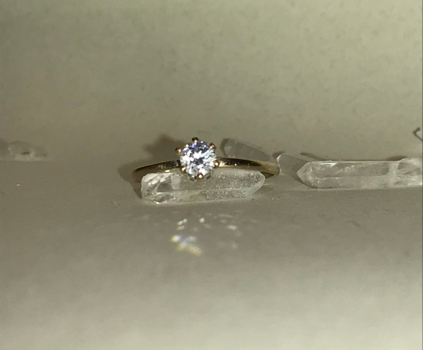Simple CZ Gold Filled Ring